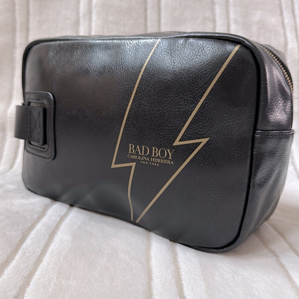 Carolina Herrera NY Bad Boy Travel Grooming / Make up Bag
